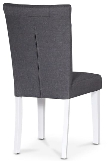 Stol Crocket i Tyg med Ben - grå/vit - Möbler - Stolar & fåtöljer - Matstol & köksstol