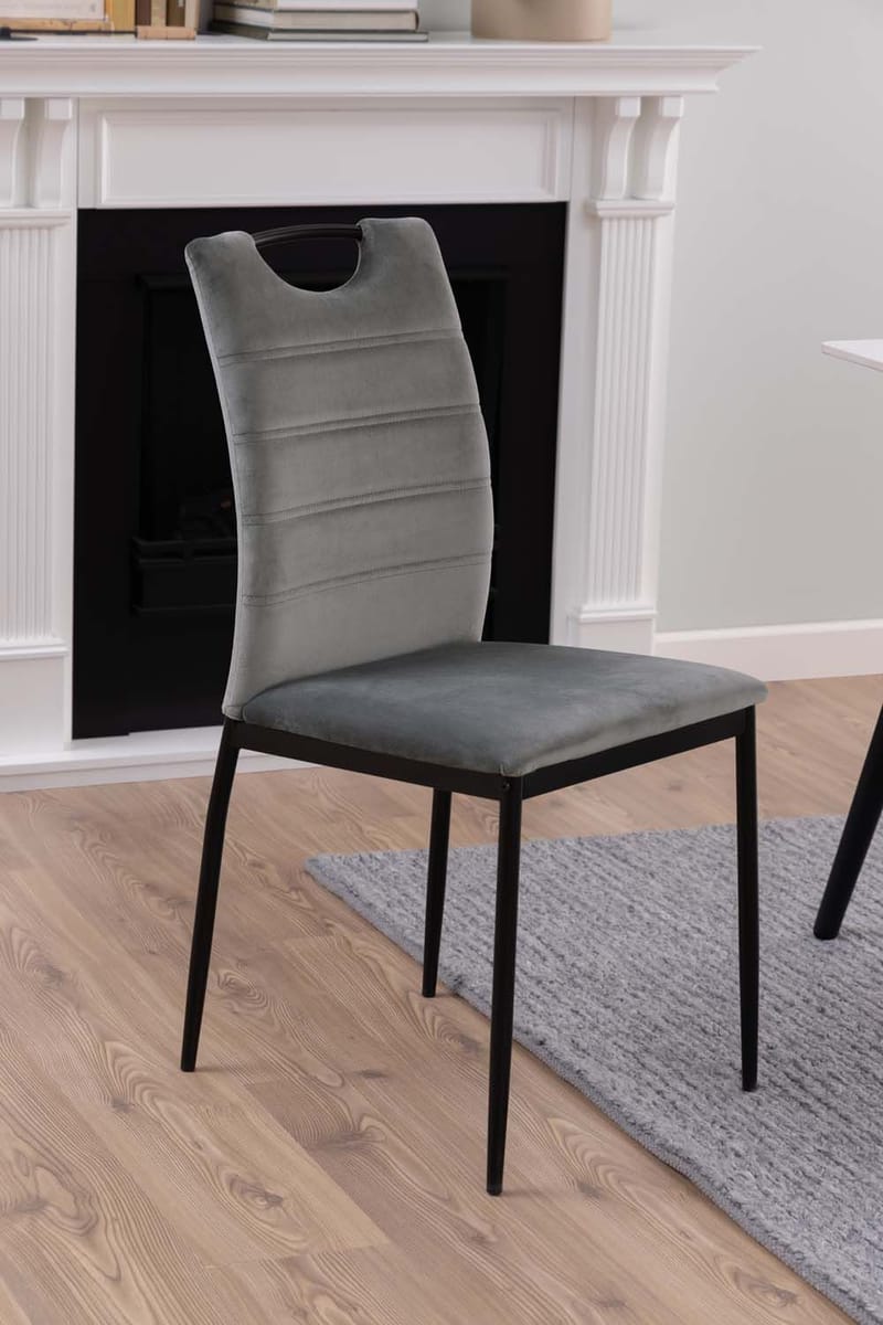 Stol Dia - Mörkgrå - Möbler - Stolar & fåtöljer - Matstol & köksstol