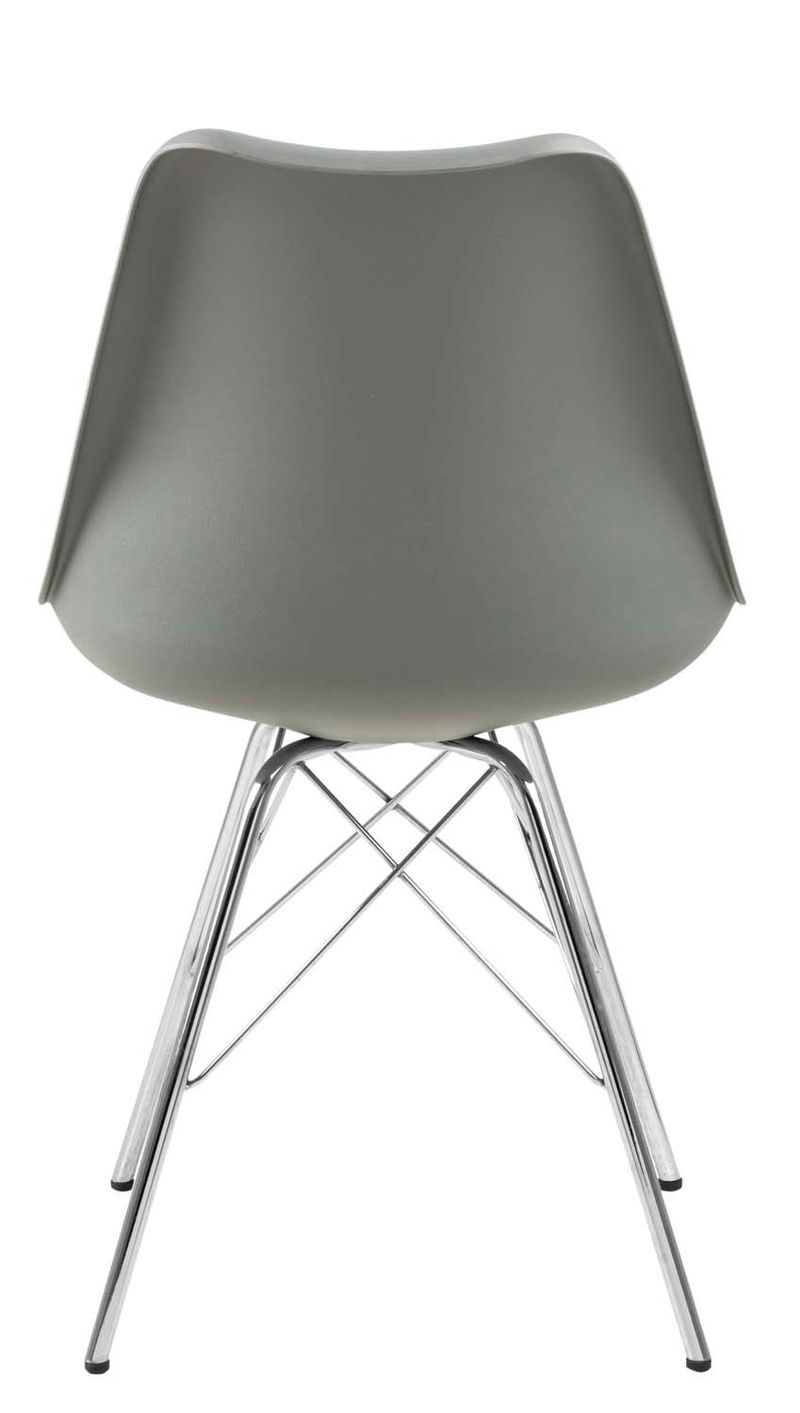 Stol Eris - Grå/Krom - Möbler - Stolar & fåtöljer - Matstol & köksstol
