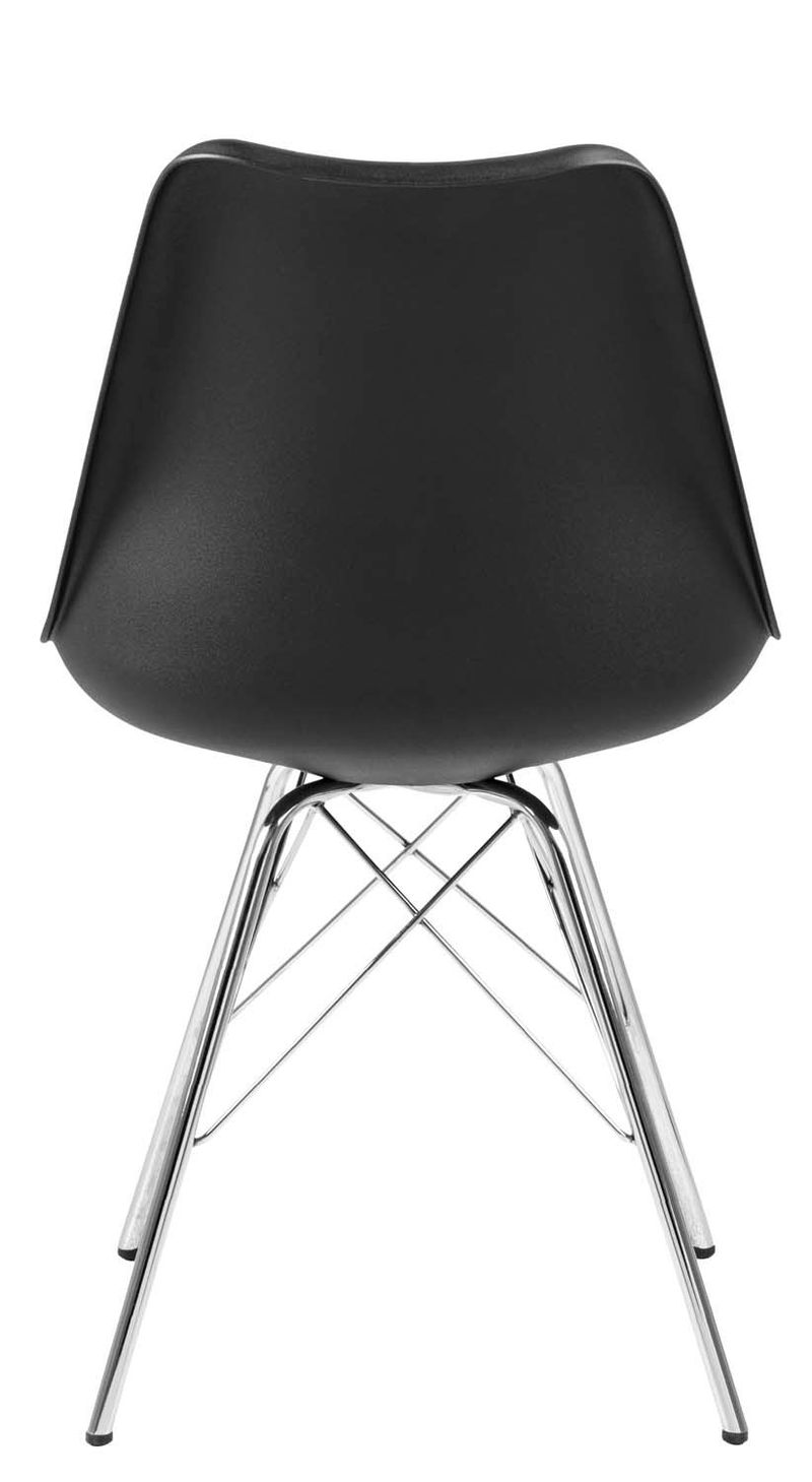 Stol Eris - Svart/Krom - Möbler - Stolar & fåtöljer - Matstol & köksstol