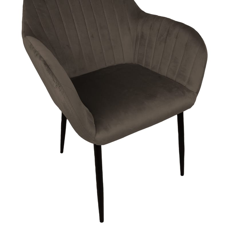 Stol Evelin sammet - Brungrå - Möbler - Stolar & fåtöljer - Matstol & köksstol