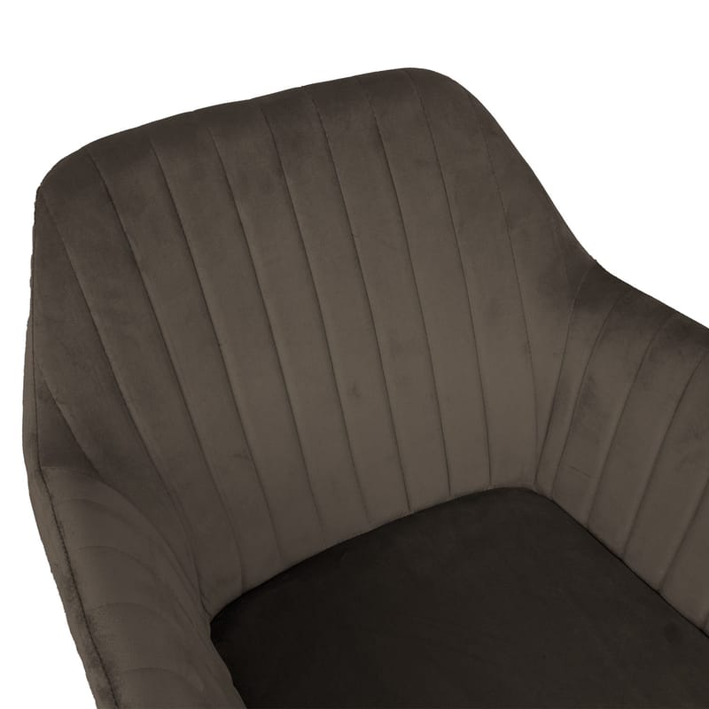 Stol Evelin sammet - Brungrå - Möbler - Stolar & fåtöljer - Matstol & köksstol