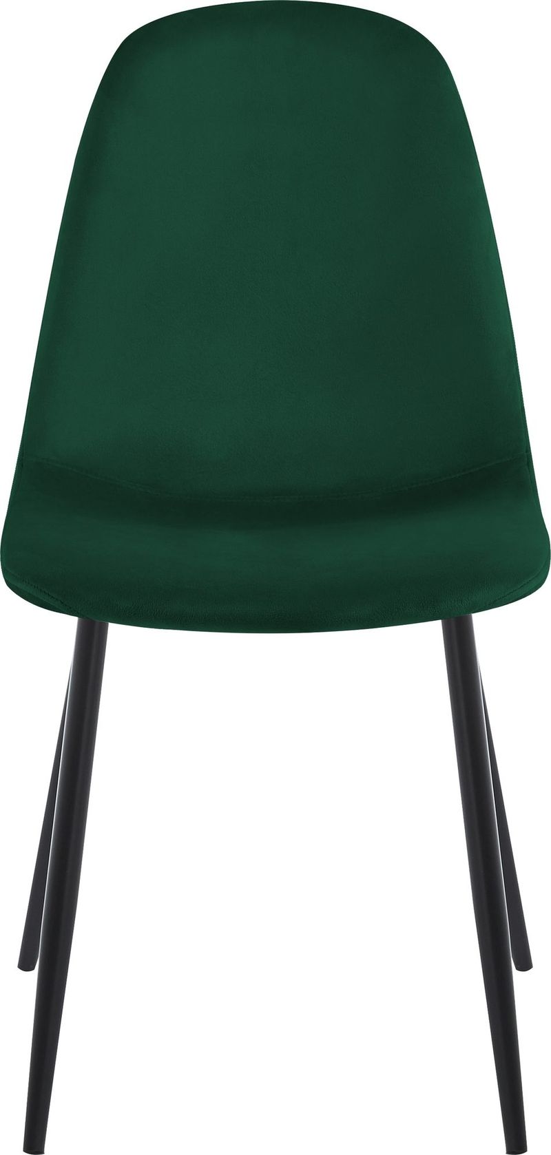 Stol i grön sammet - Carisma, mörkgrön