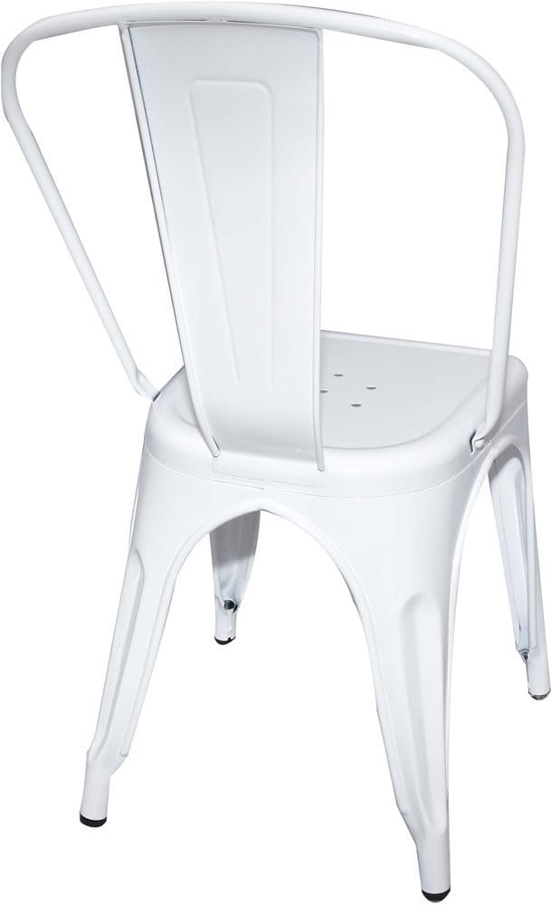 Stol i metall - Vit stapelbar - Vit (Shiny) - Möbler - Stolar & fåtöljer - Matstol & köksstol
