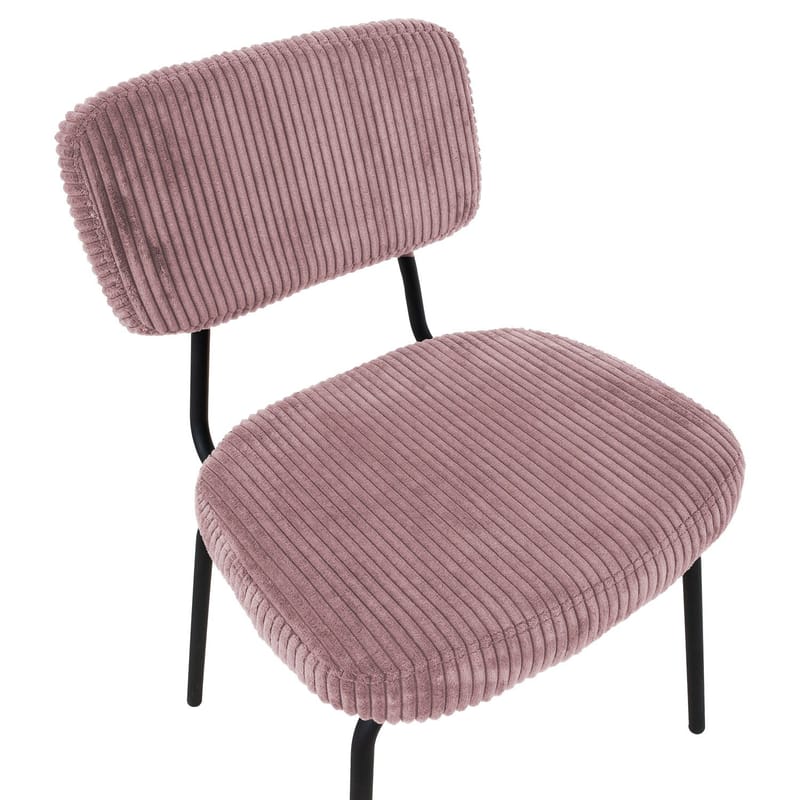 Stol Keiu 46x51x76 cm Vintage manchester - Vintage Pink - Möbler - Stolar & fåtöljer - Matstol & köksstol