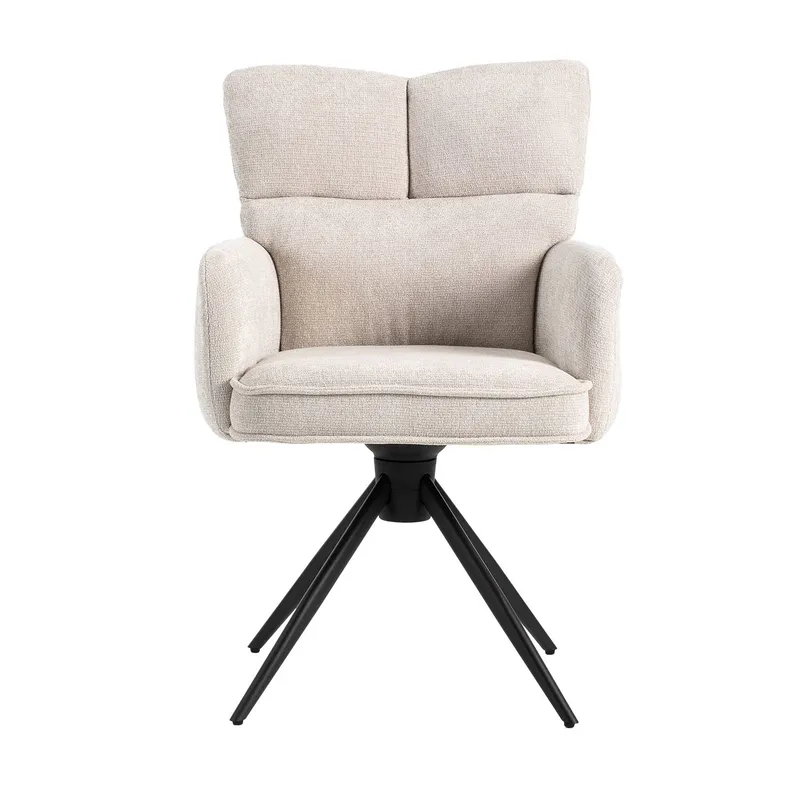 Stol Lorena Svängbar - Vit - Möbler - Stolar & fåtöljer - Matstol & köksstol