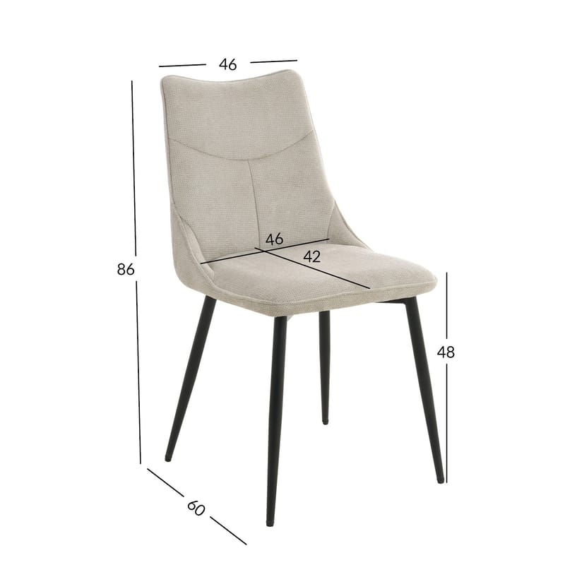 Stol Maia - Beige - Möbler - Stolar & fåtöljer - Matstol & köksstol