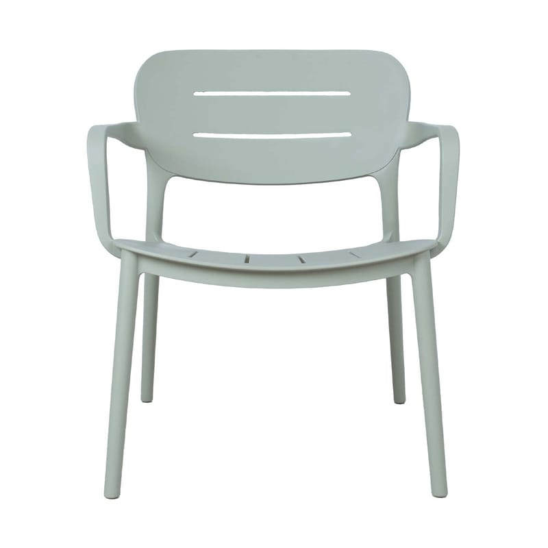 Stol Mango grönaktigt plast 64x66x75,5 cm - Grönaktigt grå - Möbler - Stolar & fåtöljer - Matstol & köksstol