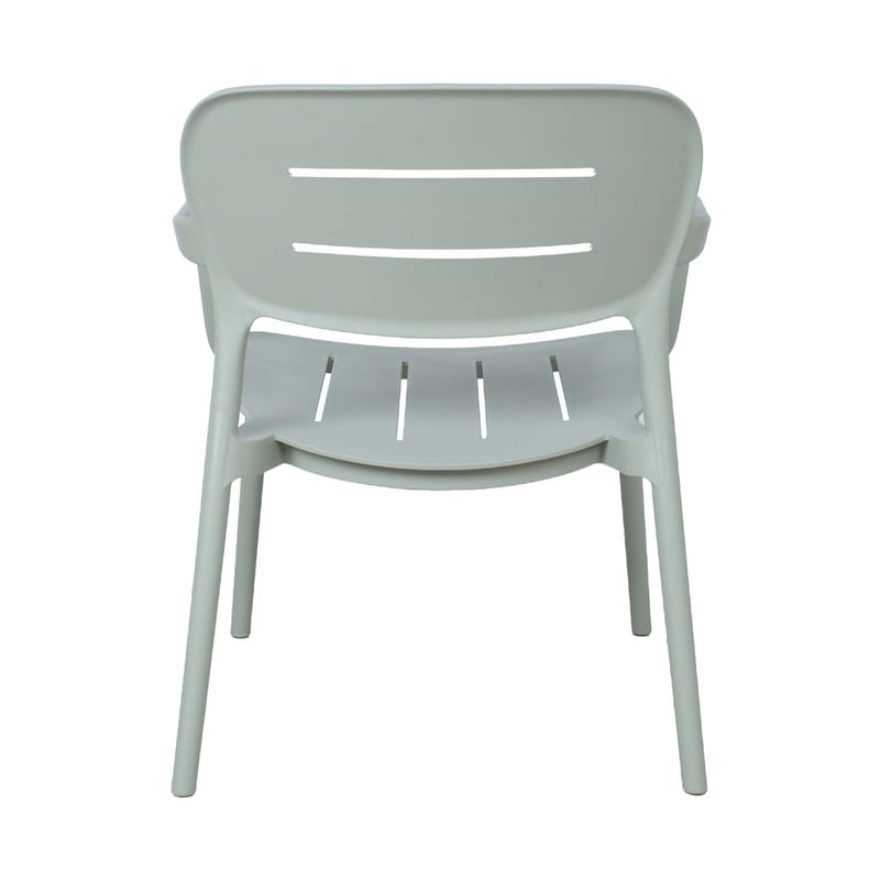 Stol Mango grönaktigt plast 64x66x75,5 cm - Grönaktigt grå - Möbler - Stolar & fåtöljer - Matstol & köksstol