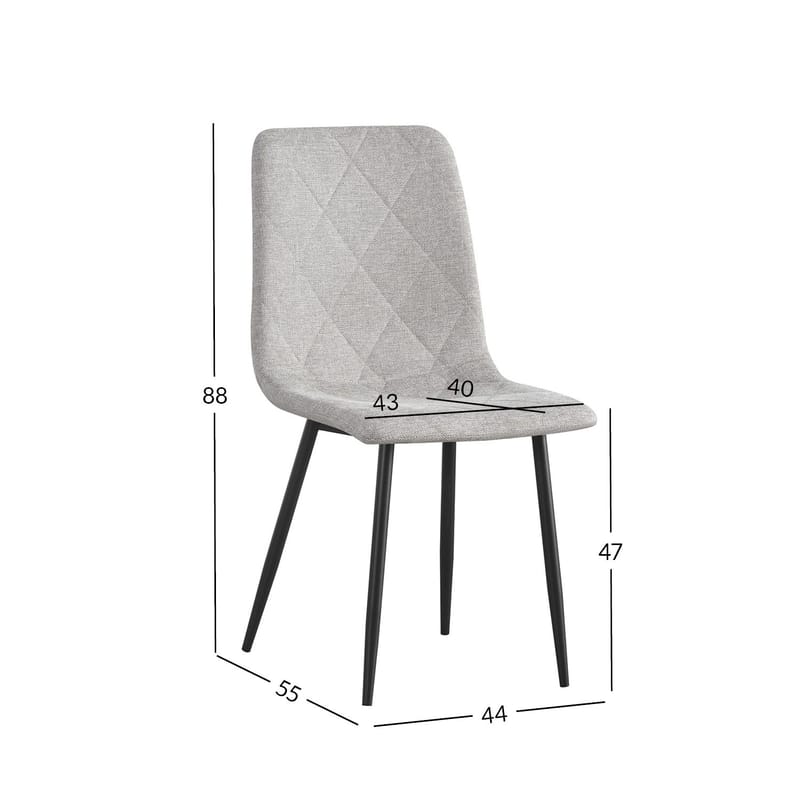 Stol Mels - beige - Möbler - Stolar & fåtöljer - Matstol & köksstol