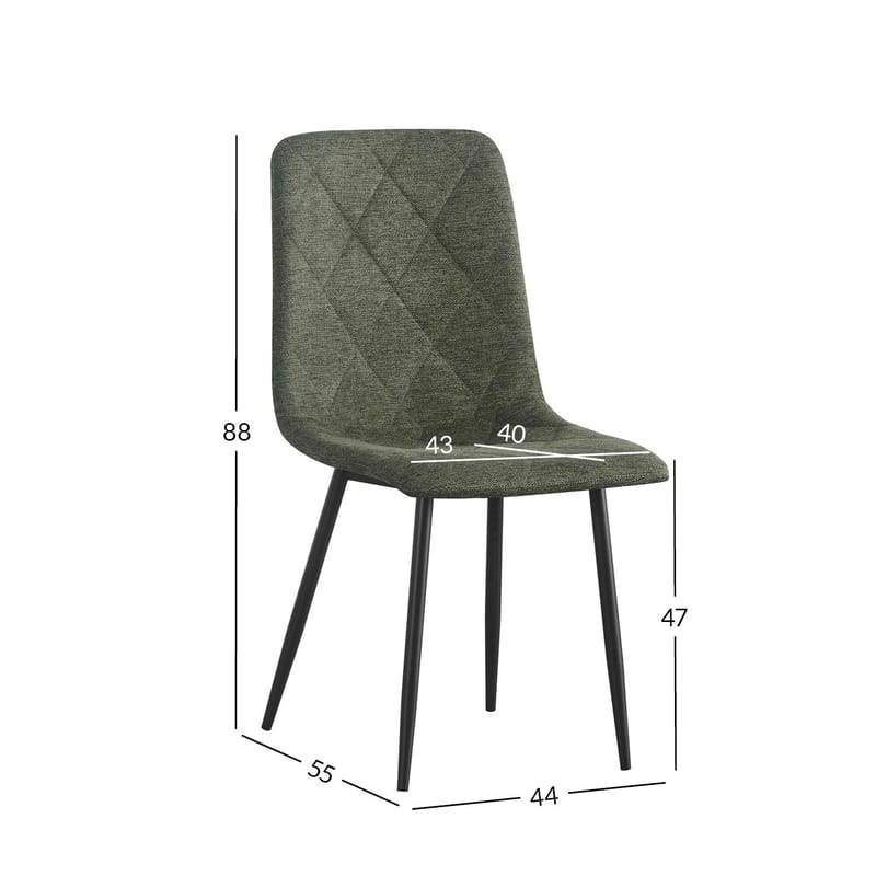 Stol Mels - grön - Möbler - Stolar & fåtöljer - Matstol & köksstol