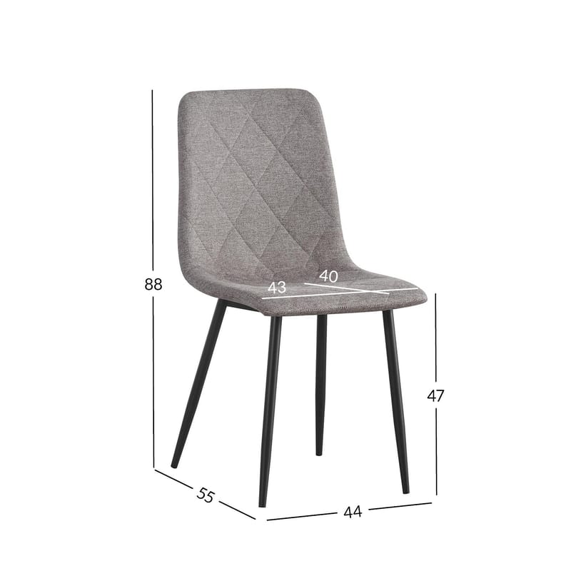 Stol Mels Ljusbrun - ljusbrun - Möbler - Stolar & fåtöljer - Matstol & köksstol