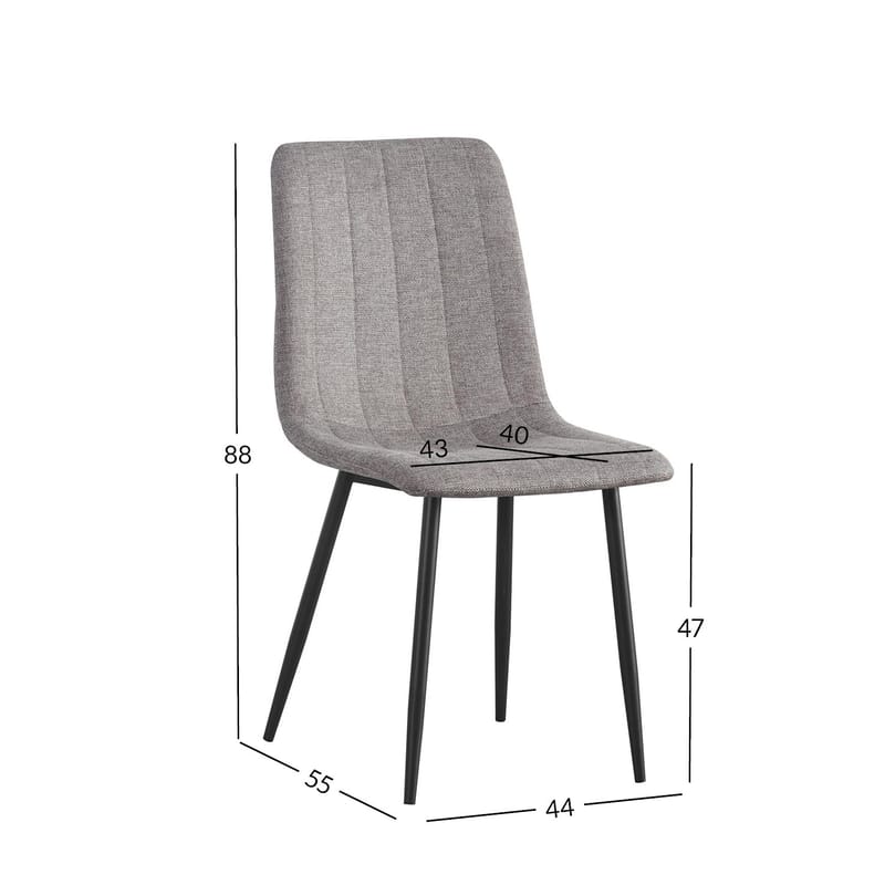 Stol Milke - Ljusbrun - Möbler - Stolar & fåtöljer - Matstol & köksstol