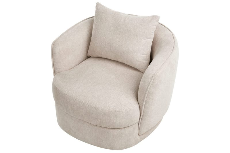 Svängbar fåtölj Andalen - Beige - Möbler - Stolar & fåtöljer - Fåtölj