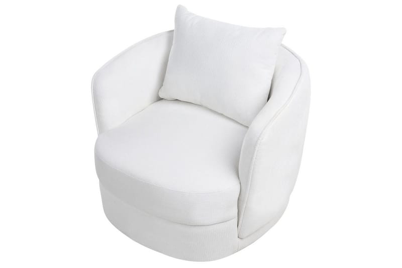 Svängbar fåtölj Andalen - Vit - Möbler - Stolar & fåtöljer - Fåtölj