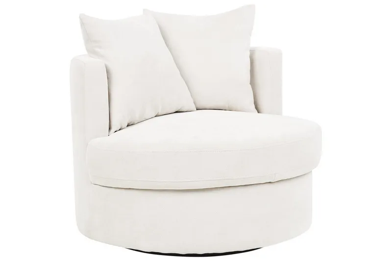 Svängbar fåtölj Dalby - Beige - Möbler - Stolar & fåtöljer - Fåtölj