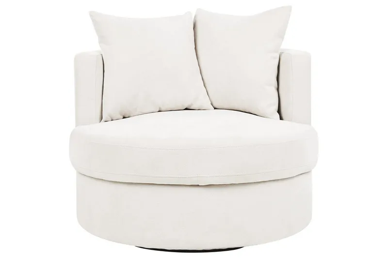 Svängbar fåtölj Dalby - Beige - Möbler - Stolar & fåtöljer - Fåtölj