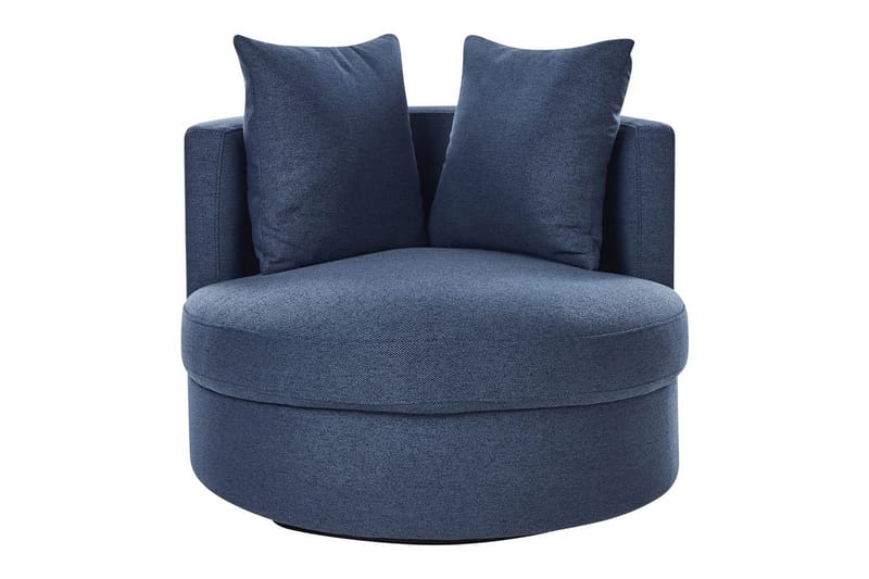 Svängbar fåtölj Dalby - Blå - Möbler - Stolar & fåtöljer - Fåtölj