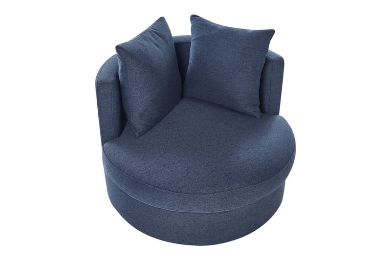 Svängbar fåtölj Dalby - Blå - Möbler - Stolar & fåtöljer - Fåtölj