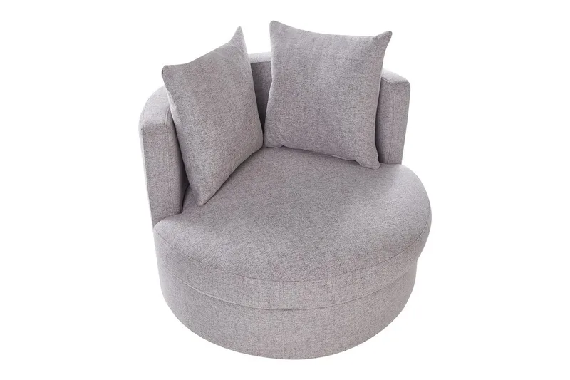 Svängbar fåtölj Dalby - Grå - Möbler - Stolar & fåtöljer - Fåtölj