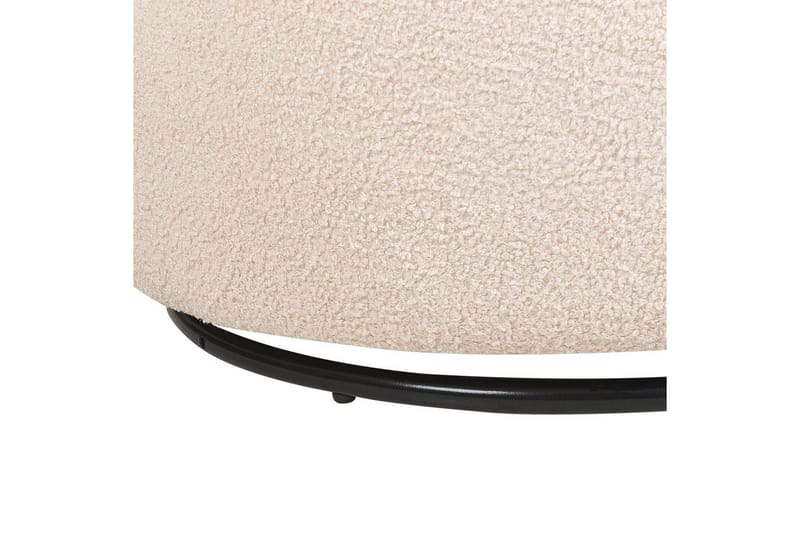 Svängbar fåtölj Davik - Beige, svart - Möbler - Stolar & fåtöljer - Fåtölj