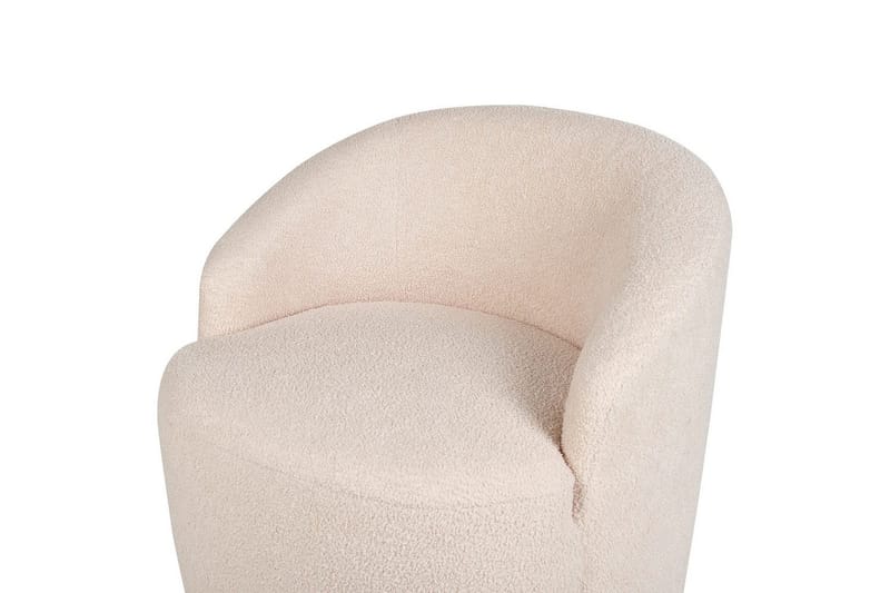 Svängbar fåtölj Davik - Beige, svart - Möbler - Stolar & fåtöljer - Fåtölj