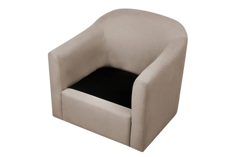 Svängbar fåtölj Magnor - Beige, svart - Möbler - Stolar & fåtöljer - Fåtölj
