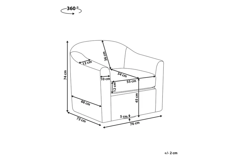 Svängbar fåtölj Magnor - Grön, Svart - Möbler - Stolar & fåtöljer - Fåtölj