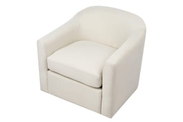 Svängbar fåtölj Magnor - Ljusbeige, svart - Möbler - Stolar & fåtöljer - Fåtölj