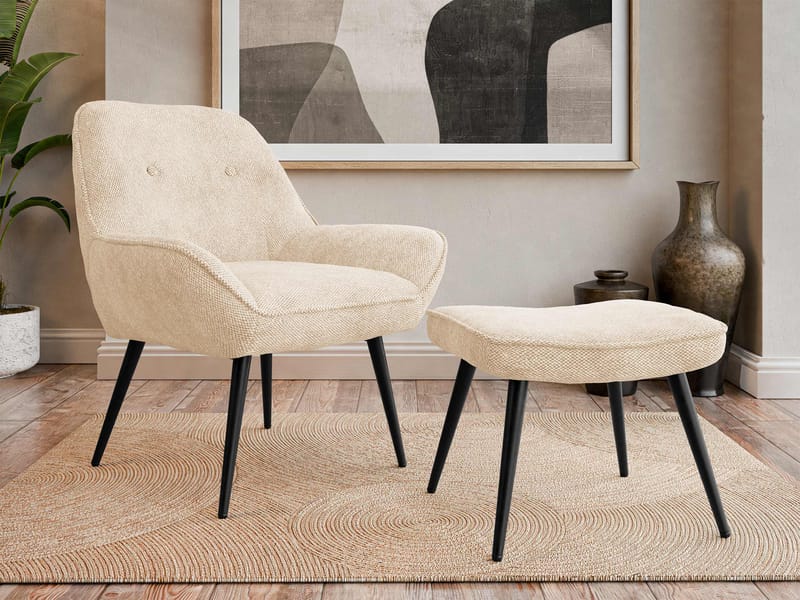 Sylvar Fåtölj - Beige - Möbler - Stolar & fåtöljer - Fåtölj