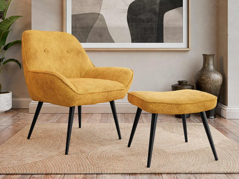 Sylvar Fåtölj - Gul - Möbler - Stolar & fåtöljer - Fåtölj