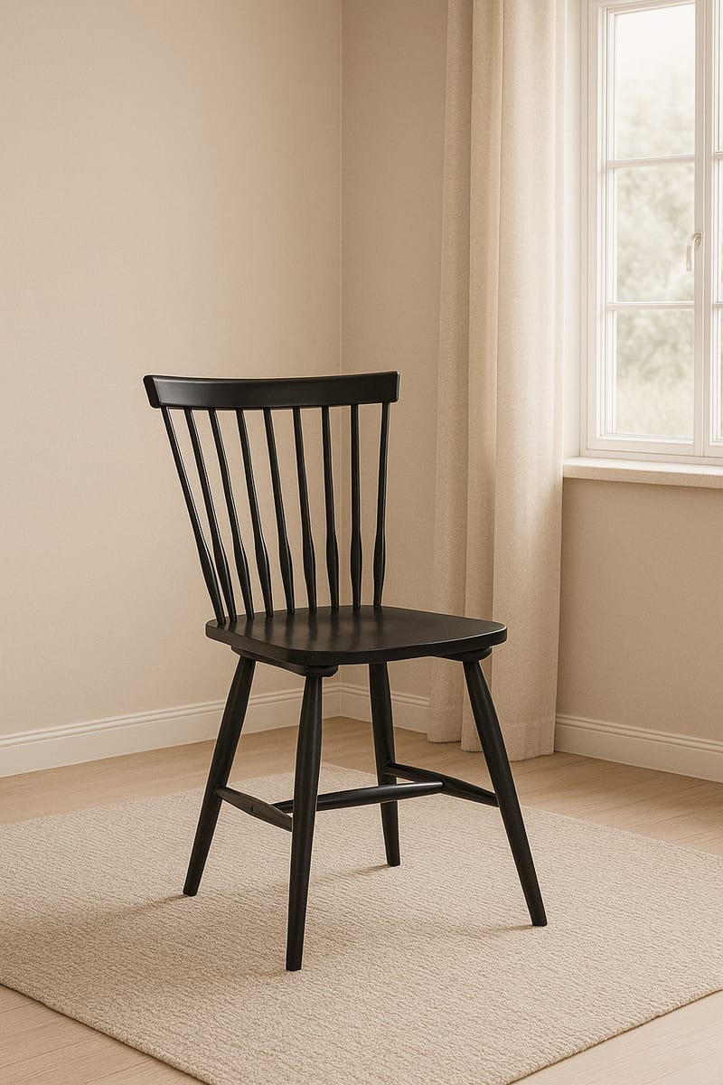 Tärnö svart pinnstol - svart - Möbler - Stolar & fåtöljer - Matstol & köksstol