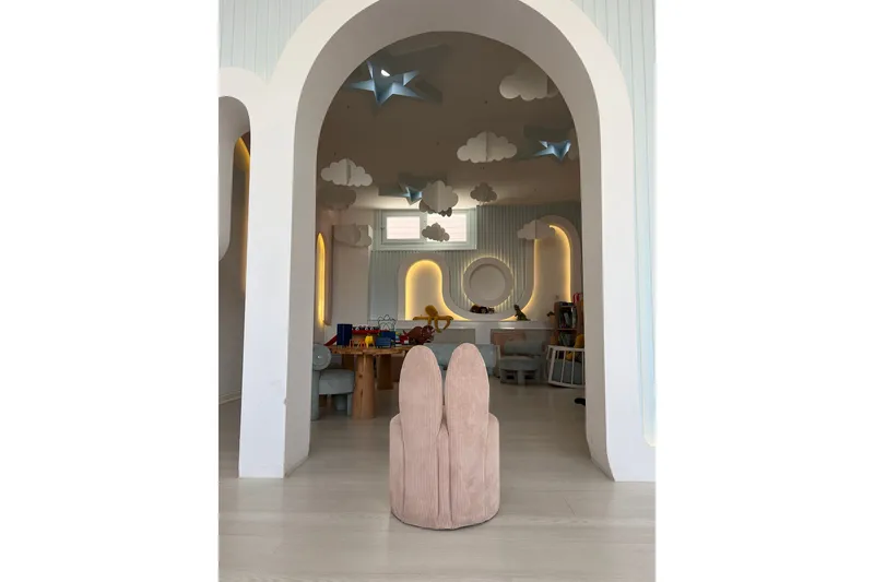 Tavsan Fåtölj - Rosa - Möbler - Barnmöbler - Barnstol - Barnfåtölj