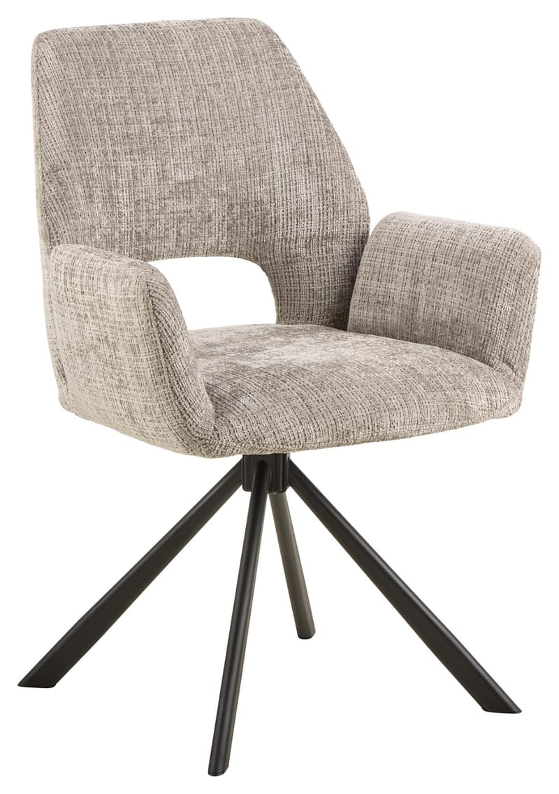 Torrelon Matstol med armstöd, Grå