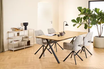 Torrelon Matstol med armstöd - Grå - Möbler - Stolar & fåtöljer - Matstol & köksstol