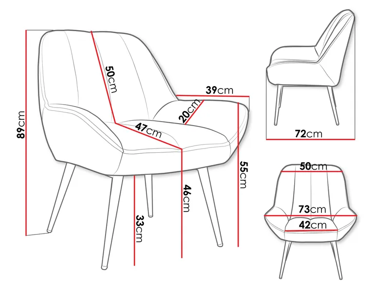 Torvas Fåtölj - Grå - Möbler - Stolar & fåtöljer - Fåtölj