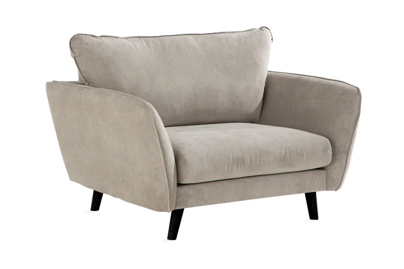 Trend Lyx Fåtölj, Beige/Svart