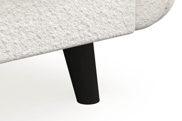 Trend Lyx Fåtölj i Boucle - Vit - Möbler - Stolar & fåtöljer - Fåtölj