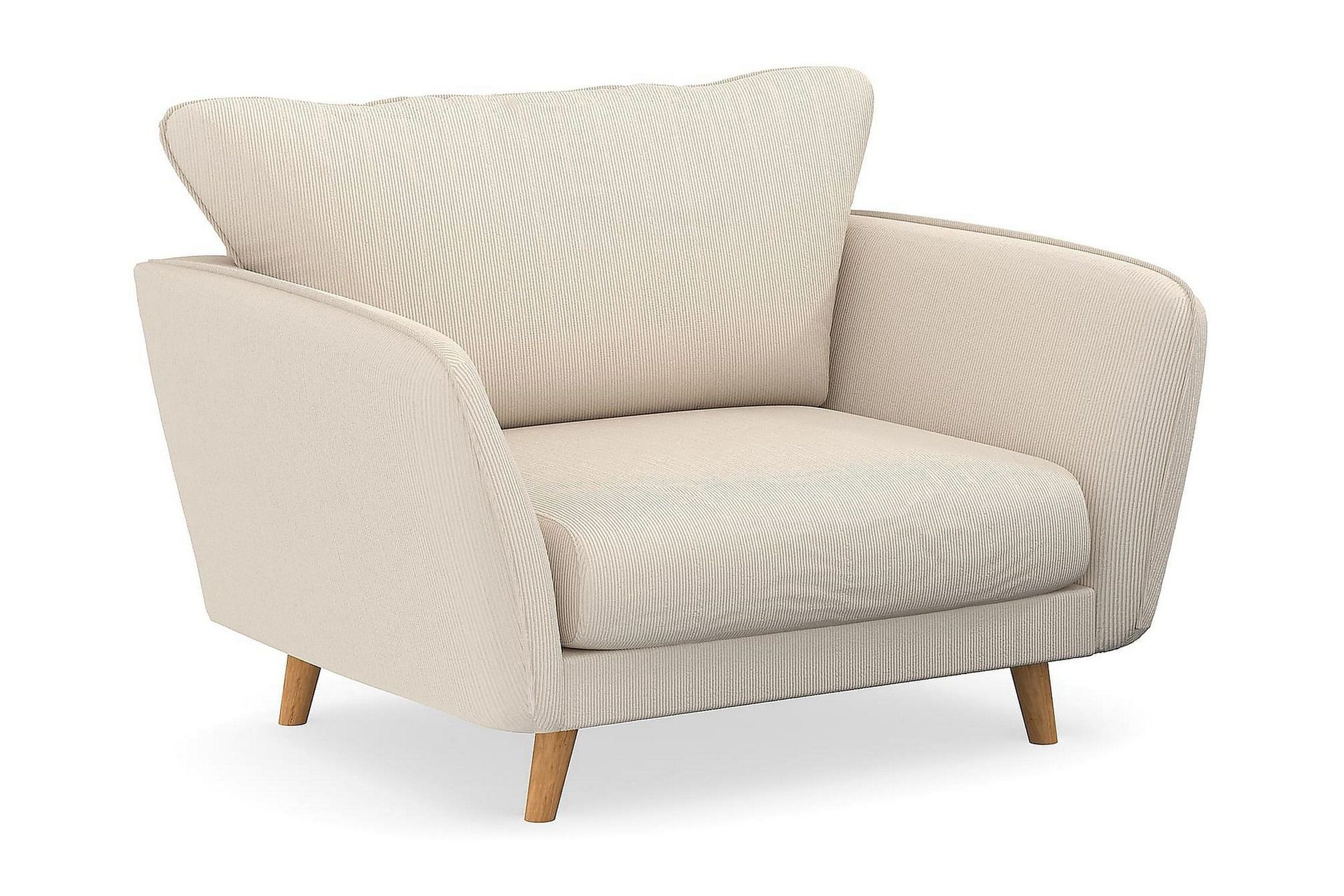 Scandi Days Trend Lyx Fåtölj i Manchestertyg Beige - Möbler - Black ...