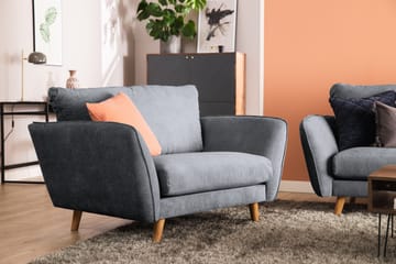 Trend Lyx Fåtölj - Mörkgrå/Ek - Möbler - Stolar & fåtöljer - Fåtölj