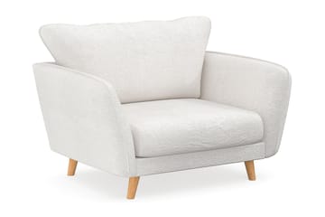 Trend Lyx Fåtölj - Vit|Bouclé - Möbler - Stolar & fåtöljer - Fåtölj