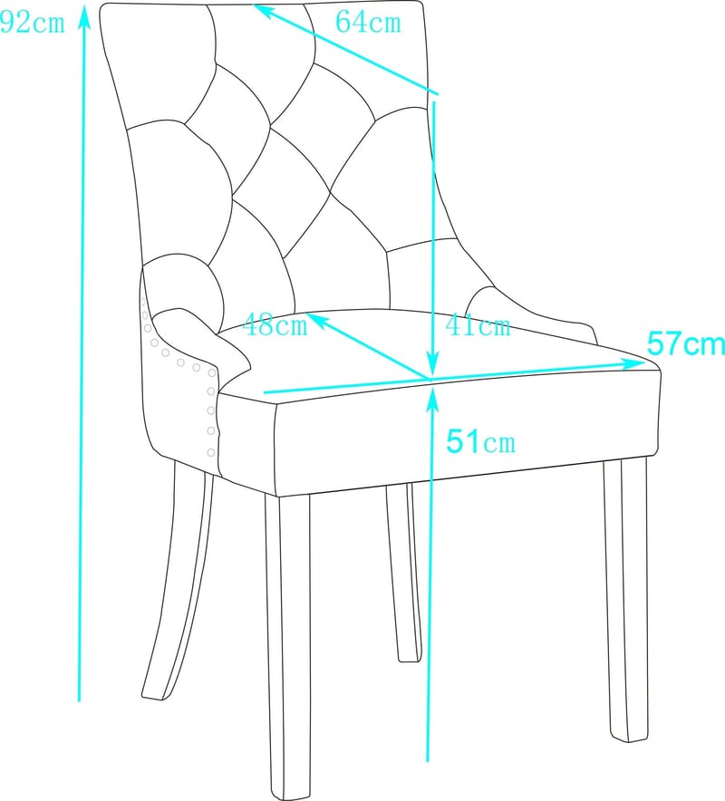 Tuva matstol grå med vita ben och nitar - Grå/Vit - Möbler - Stolar & fåtöljer - Matstol & köksstol