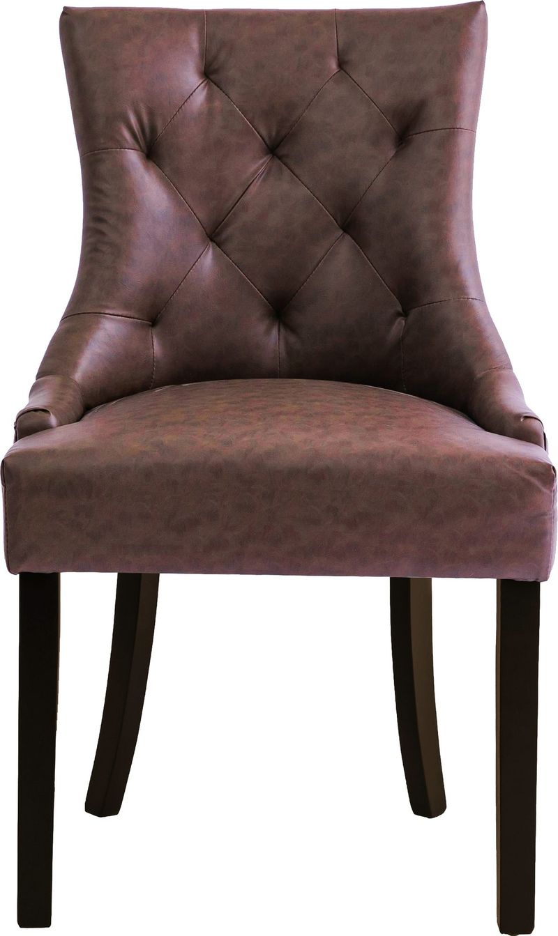 Tuva stol brun vintage, Brun vintage