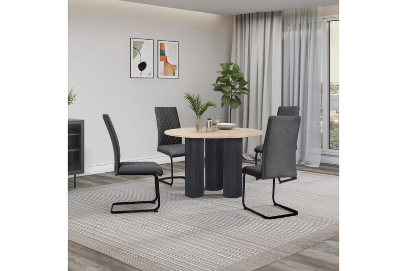 Valbourg Matstol - Grå - Möbler - Stolar & fåtöljer - Matstol & köksstol