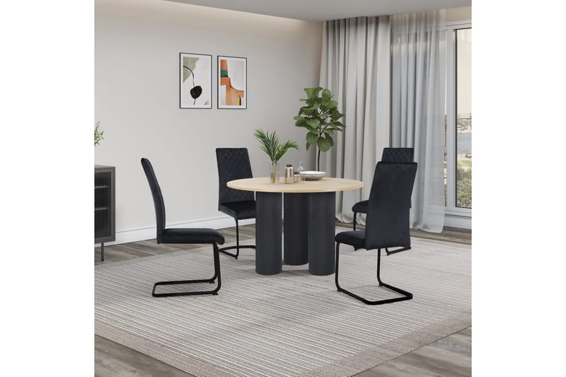 Valbourg Matstol - Svart - Möbler - Stolar & fåtöljer - Matstol & köksstol