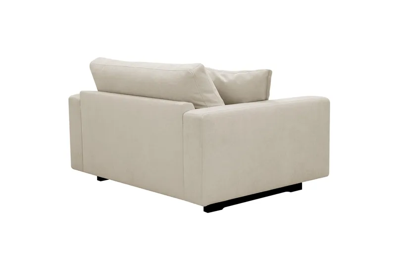 Valencia Extra Djup Fåtölj i Chenille - Beige - Möbler - Stolar & fåtöljer - Fåtölj