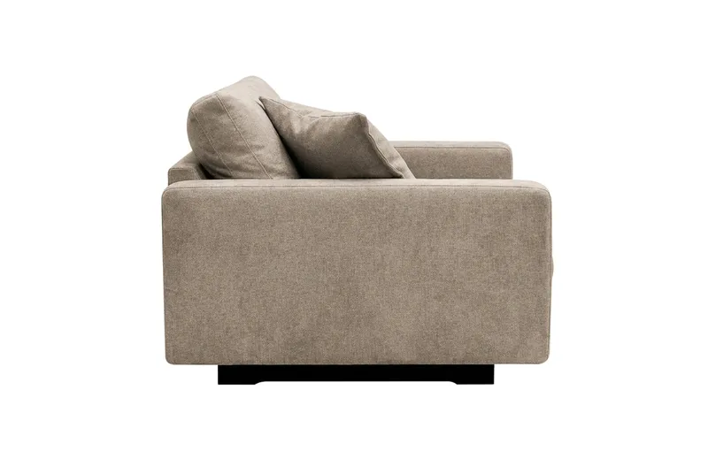 Valencia Extra Djup Fåtölj i Chenille - Brun - Möbler - Stolar & fåtöljer - Fåtölj