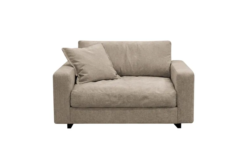 Valencia Extra Djup Fåtölj i Chenille - Brun - Möbler - Stolar & fåtöljer - Fåtölj