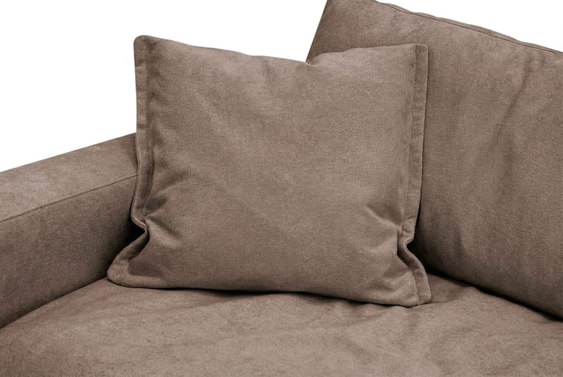 Valencia Extra Djup Fåtölj i Chenille - Mörkbrun - Möbler - Stolar & fåtöljer - Fåtölj