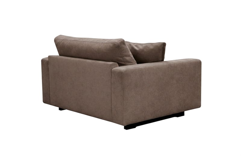 Valencia Extra Djup Fåtölj i Chenille - Mörkbrun - Möbler - Stolar & fåtöljer - Fåtölj